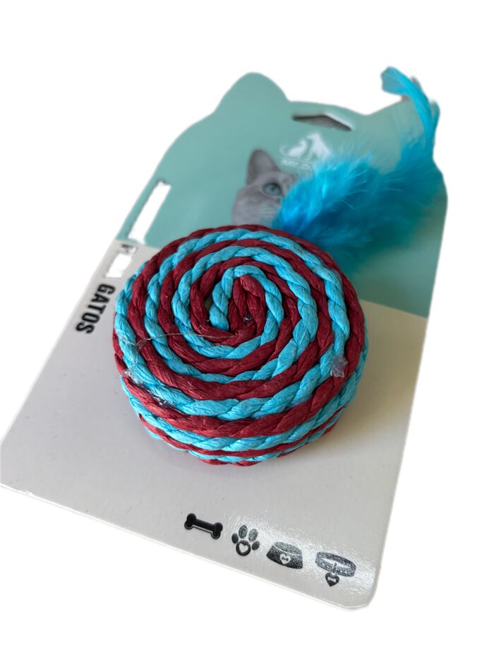 Pelota redonda de papel con pluma