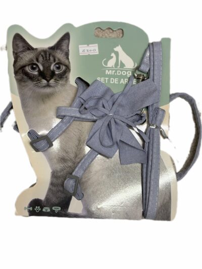 Arnes para gato cinta morada Set de arnés con lazo para gato