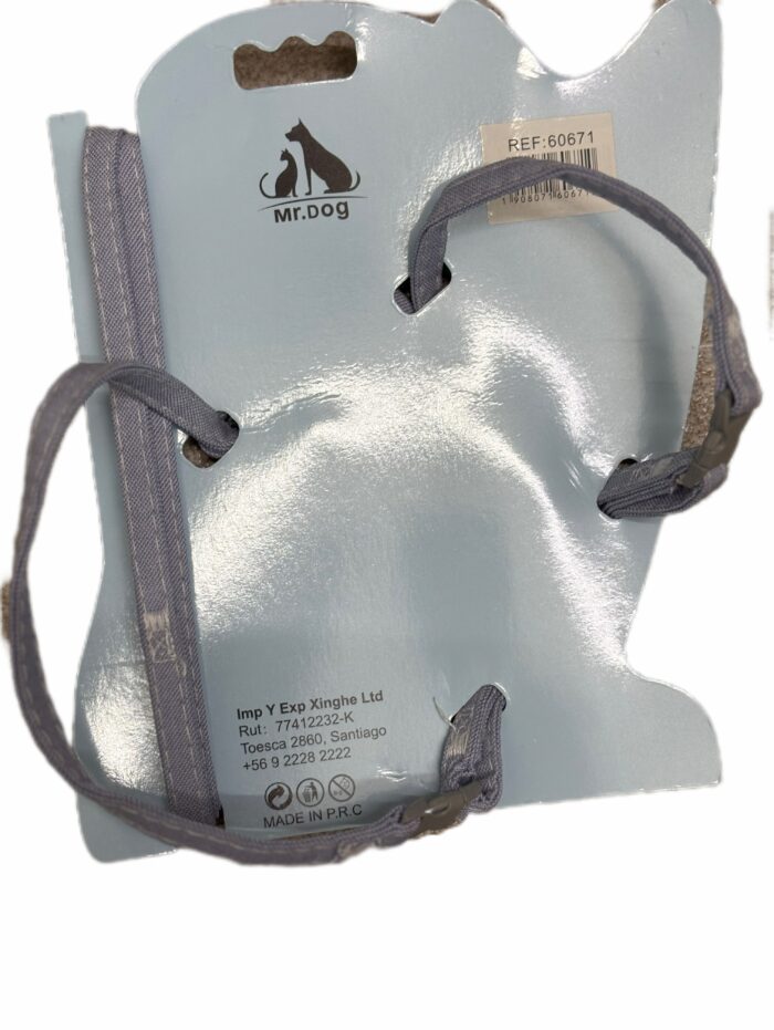 Arnes para gato cinta morada reversa Set de arnés con lazo para gato