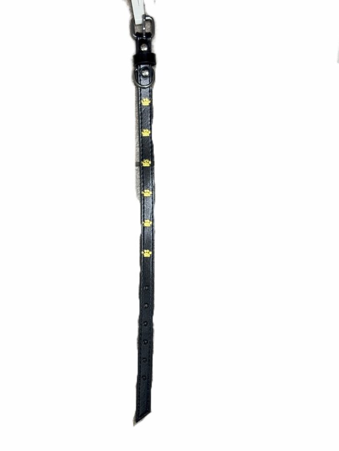 Collar PU con diseño de huella