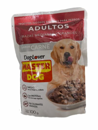Master dog sobre Sobre en salsa Master dog